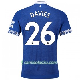 Camisolas de Futebol Everton Davies 26 Equipamento Principal 2018/19 Manga Curta